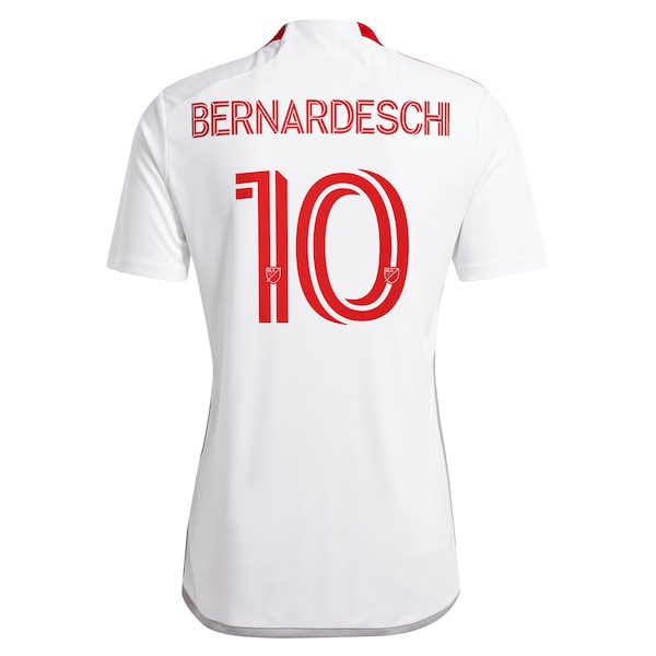 Federico Bernardeschi Toronto FC adidas 2024 GTA Kit Replica Player Jersey - White - Image 3