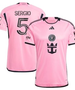 Sergio Busquets Inter Miami CF adidas 2024 2getherness Authentic Player Jersey - Pink