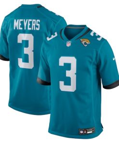 Jakobi Meyers Jacksonville Jaguars Nike Team  Game Jersey -  Teal/Black
