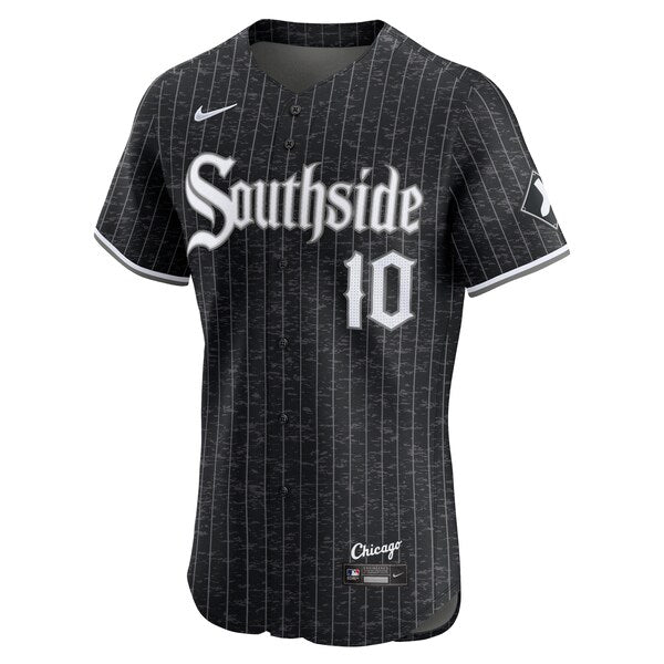 Yoan Moncada Chicago White Sox Nike City Connect Elite Player Jersey - Black - Image 2