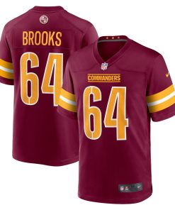 Mason Brooks Washington Commanders Nike Team Game Jersey - Burgundy