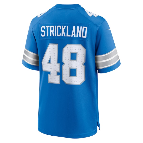 Loren Strickland Detroit Lions Nike Game Jersey - Blue - Image 3