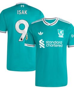 Alexander Isak Liverpool adidas 2025/26 Third Authentic Player Jersey - Green