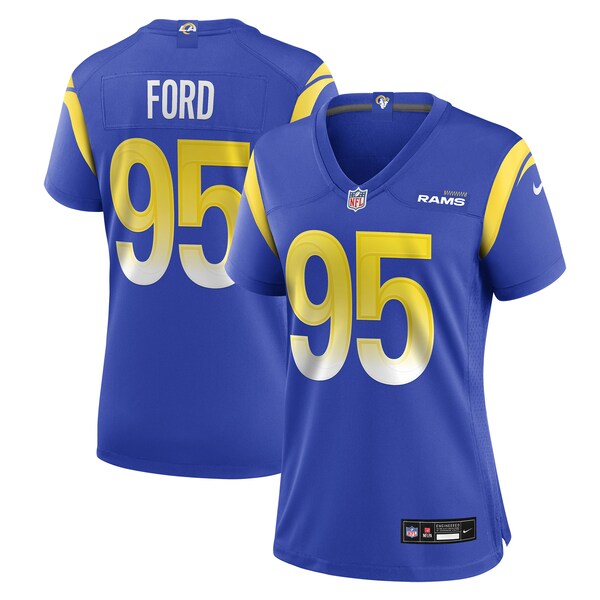 Poona Ford Los Angeles Rams Nike Women's Team Game Jersey - Royal - Image 10