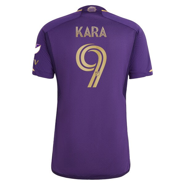 Ercan Kara Orlando City SC adidas 2024 The Wall Kit Authentic Player Jersey - Purple - Image 3