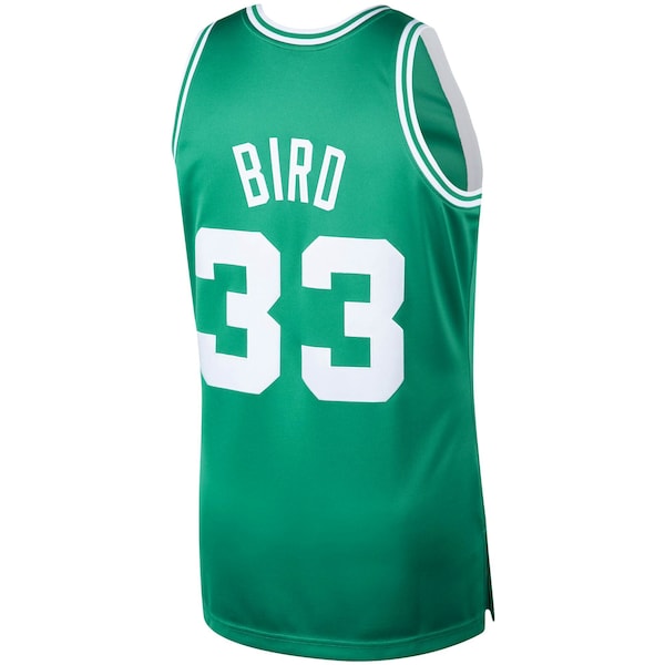 Larry Bird Boston Celtics 1985/86 Hardwood Classics Authentic Jersey - Kelly Green - Image 3