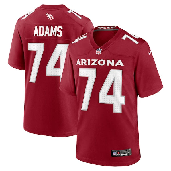 Isaiah Adams Arizona Cardinals Nike Team Game Jersey - Cardinal