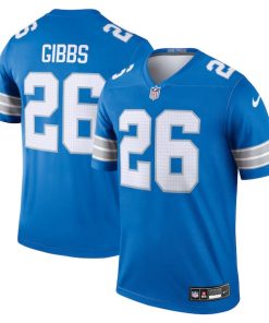 Alternative view of Jahmyr Gibbs Detroit Lions Nike Legend Jersey - Blue
