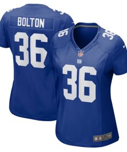 Curtis Bolton New York Giants Nike Women's  Game Jersey -  Royal