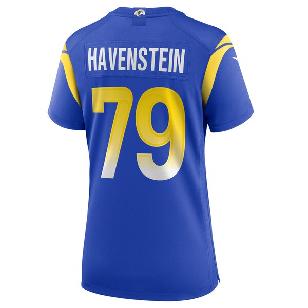 Rob Havenstein Los Angeles Rams Nike Women's Game Jersey - Royal - Image 3