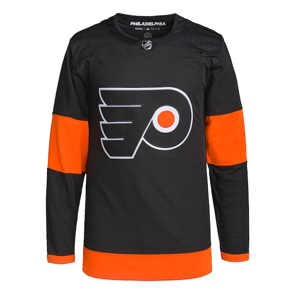 Philadelphia Flyers adidas Men's Alternate Primegreen Authentic Jersey - Black - Image 2
