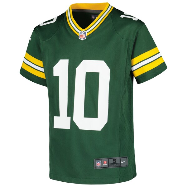 Jordan Love Green Bay Packers Nike Youth Game Jersey - Green - Image 2