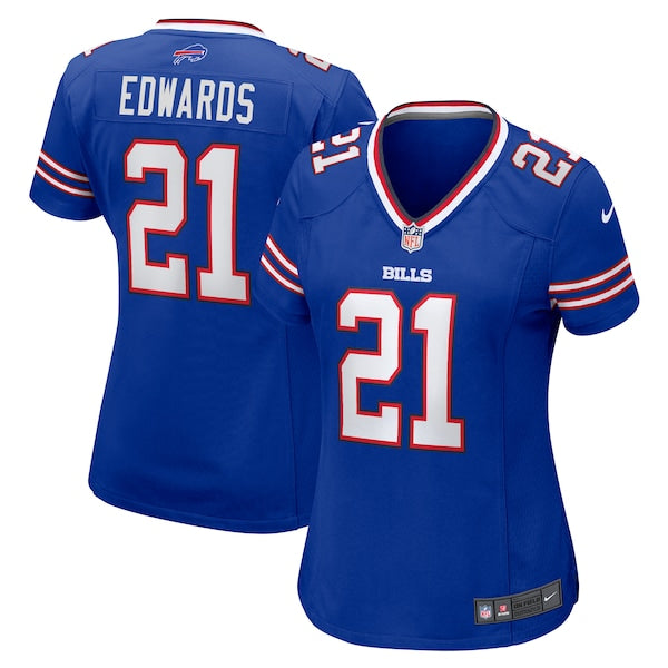 Mike Edwards Buffalo Bills Nike Women's Team Game Jersey - Royal