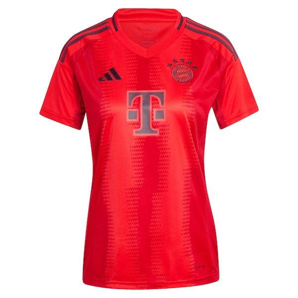 Jamal Musiala Bayern Munich adidas Women's 2024/25 Home Replica Player Jersey - Red - Image 2