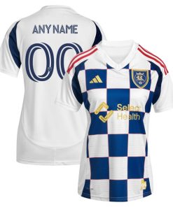 Real Salt Lake adidas Women's 2025 Grid City Replica Custom Jersey - White