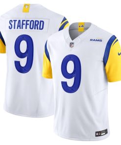 Alternative view of Matthew Stafford Los Angeles Rams Nike Vapor F.U.S.E. Limited Jersey - White/Royal