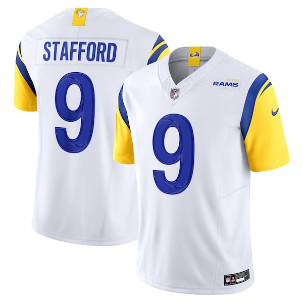 Matthew Stafford Los Angeles Rams Nike Vapor F.U.S.E. Limited Jersey - White/Royal - Image 2