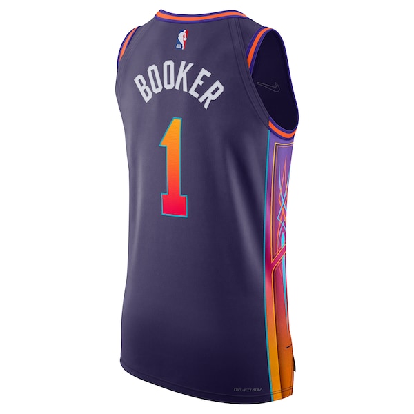 Nike Devin Booker Phoenix Suns Authentic Jersey - City Edition - Purple - Image 3