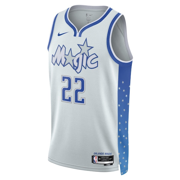 Franz Wagner Orlando Magic Nike Unisex 2025/26 Swingman Jersey - Silver - City Edition - Image 2