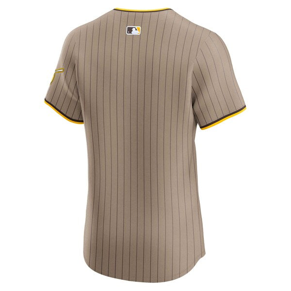 San Diego Padres Nike Alternate Vapor Premier Elite Patch Jersey - Sand - Image 4