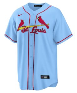 Alternative view of Paul Goldschmidt St. Louis Cardinals Nike Alternate Replica Player Name Jersey - Light Blue