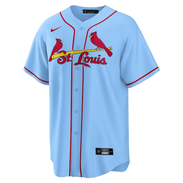 St. Louis Cardinals Nike Alternate Replica Team Jersey - Light Blue - Image 2