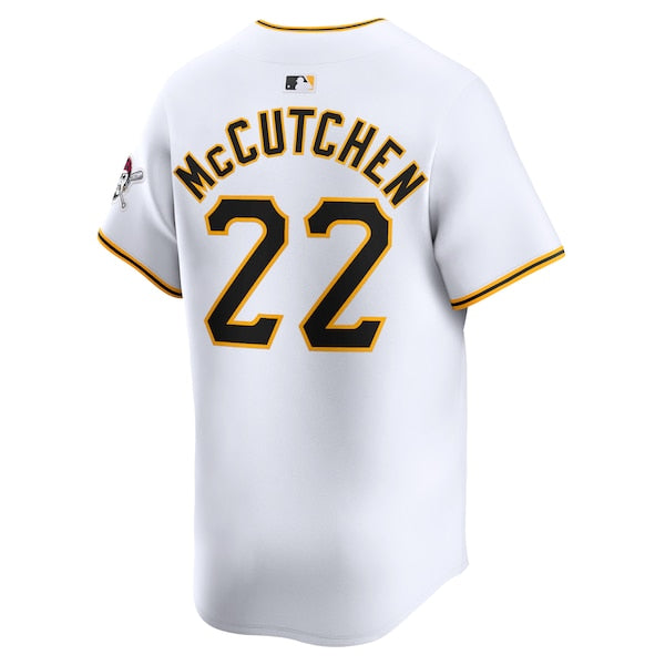 Andrew McCutchen Pittsburgh Pirates Nike Home Limited Player Jersey - White - Image 3