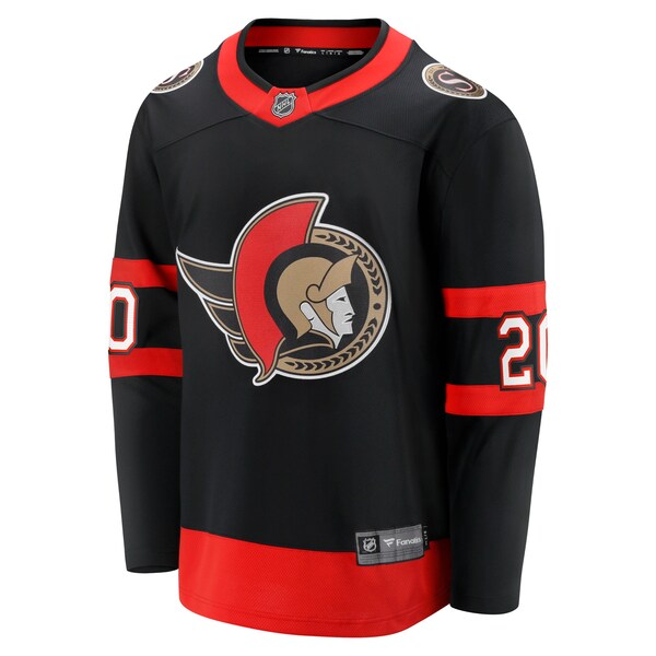 Fabian Zetterlund Ottawa Senators Home Breakaway Jersey - Black - Image 2
