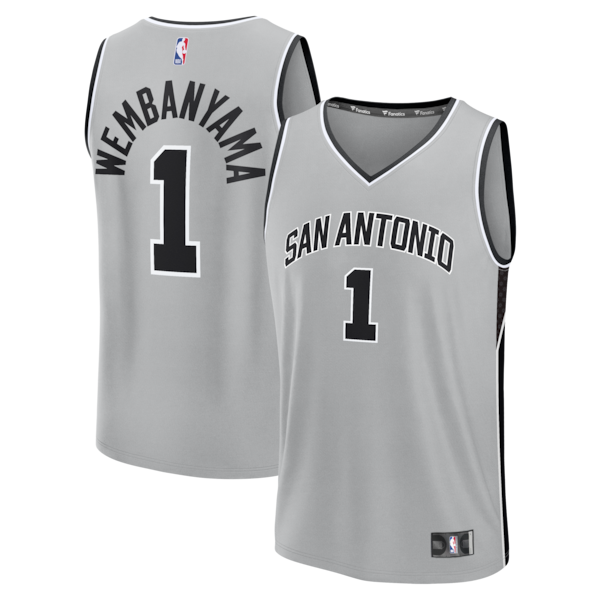 Victor Wembanyama San Antonio Spurs Fast Break Jersey - Statement Edition - Silver