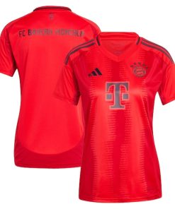 Bayern Munich adidas Women's 2024/25 Home Replica Jersey - Red