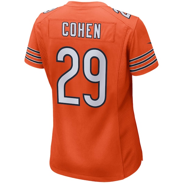 Tarik Cohen Chicago Bears Nike Women's Game Jersey - Orange - Image 4