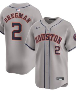 Alex Bregman Houston Astros Nike Away Limited Player Jersey - Gray/White