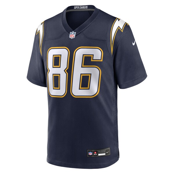 Oronde Gadsden Los Angeles Chargers Nike Alternate 2 Super Chargers Game Jersey - Navy/Powder Blue/Gold - Image 3