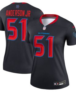 Will Anderson Jr. Houston Texans Nike Women's Alternate Legend Player Performance Top -  Navy/Red