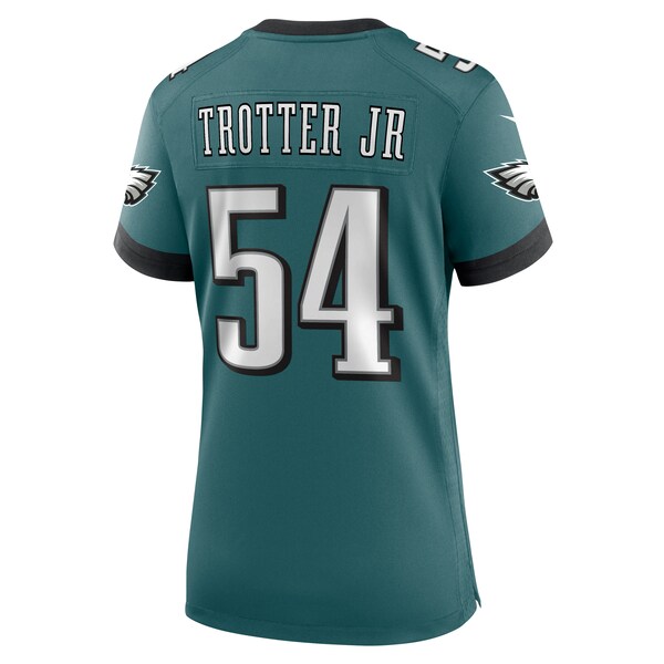 Jeremiah Trotter Jr. Philadelphia Eagles Nike Women's Team Game Jersey - Midnight Green - Image 3