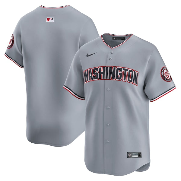 Washington Nationals Nike Road Limited Jersey?ยจC Gray
