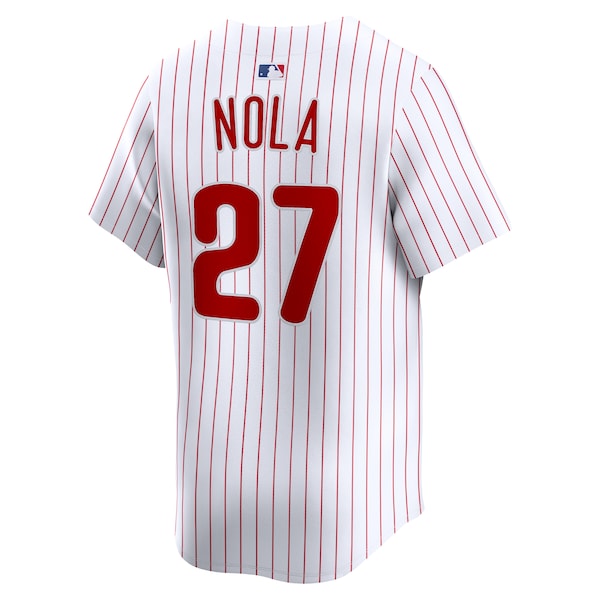 Aaron Nola Philadelphia Phillies Nike Home Limited Player Jersey - White - Image 3