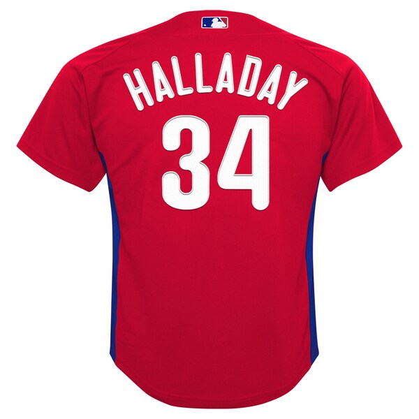 Roy Halladay Philadelphia Phillies Preschool Cooperstown Collection?Mesh Batting Practice Jersey - Red - Image 3