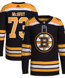 Charlie McAvoy Boston Bruins adidas Home Primegreen Authentic Pro Player Jersey - Black