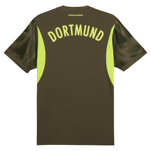 Borussia Dortmund Puma 2024/25 Replica Short Sleeve Goalkeeper Jersey - Olive - Image 3