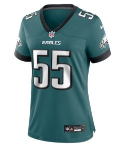 Alternative view of Brandon Graham Philadelphia Eagles Nike Women's Team Game Jersey - Midnight Green