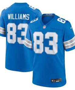 Isaiah Williams Detroit Lions Nike Game Jersey -  Blue