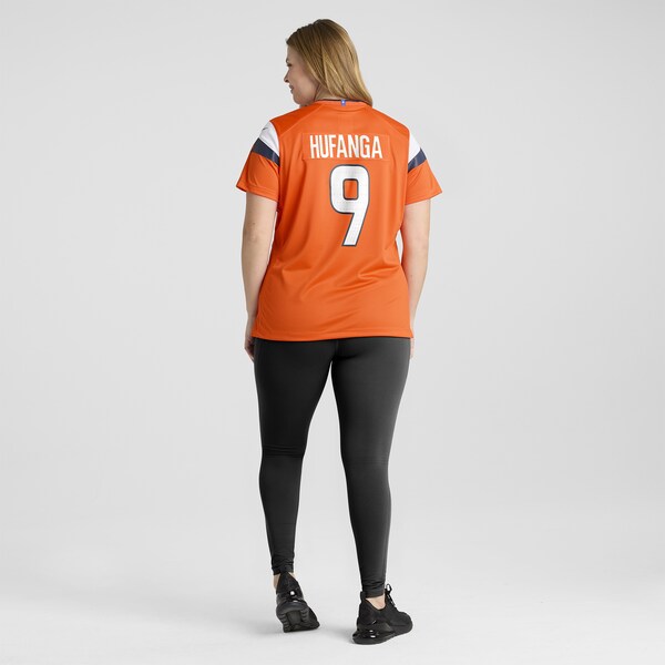 Talanoa Hufanga Denver Broncos Nike Women's Team Game Jersey - Orange - Image 7