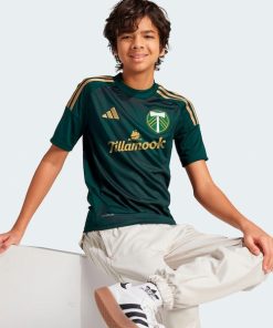 Portland Timbers adidas Youth 2025 Forever Green & Gold Replica Jersey - Green
