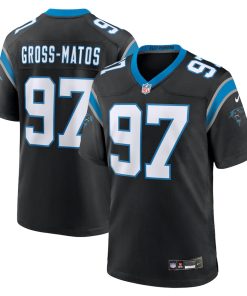 Yetur Gross-Matos Carolina Panthers Nike Team Game Jersey - Black