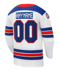 Alternative view of Youth USA Hockey Nike White 2026 Away Replica Custom Jersey