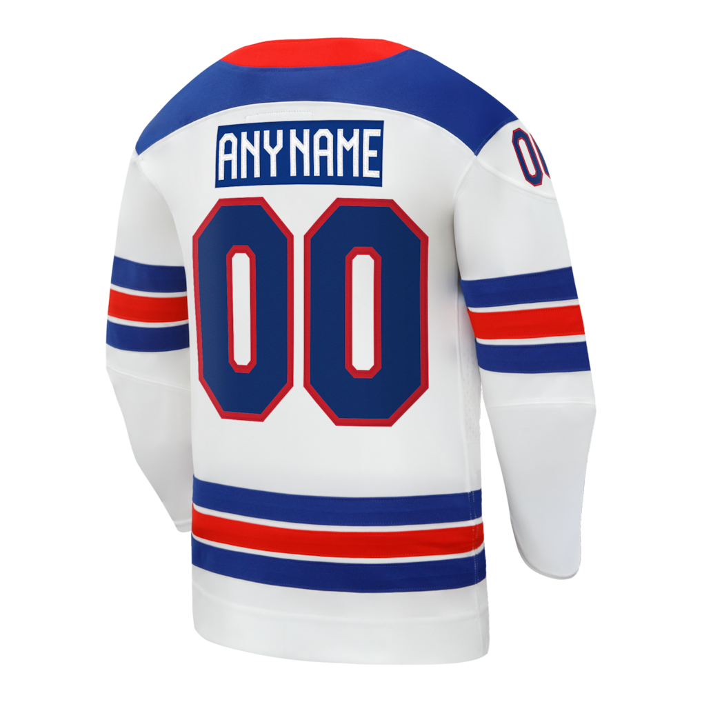 Youth USA Hockey Nike White 2026 Away Replica Custom Jersey - Image 2