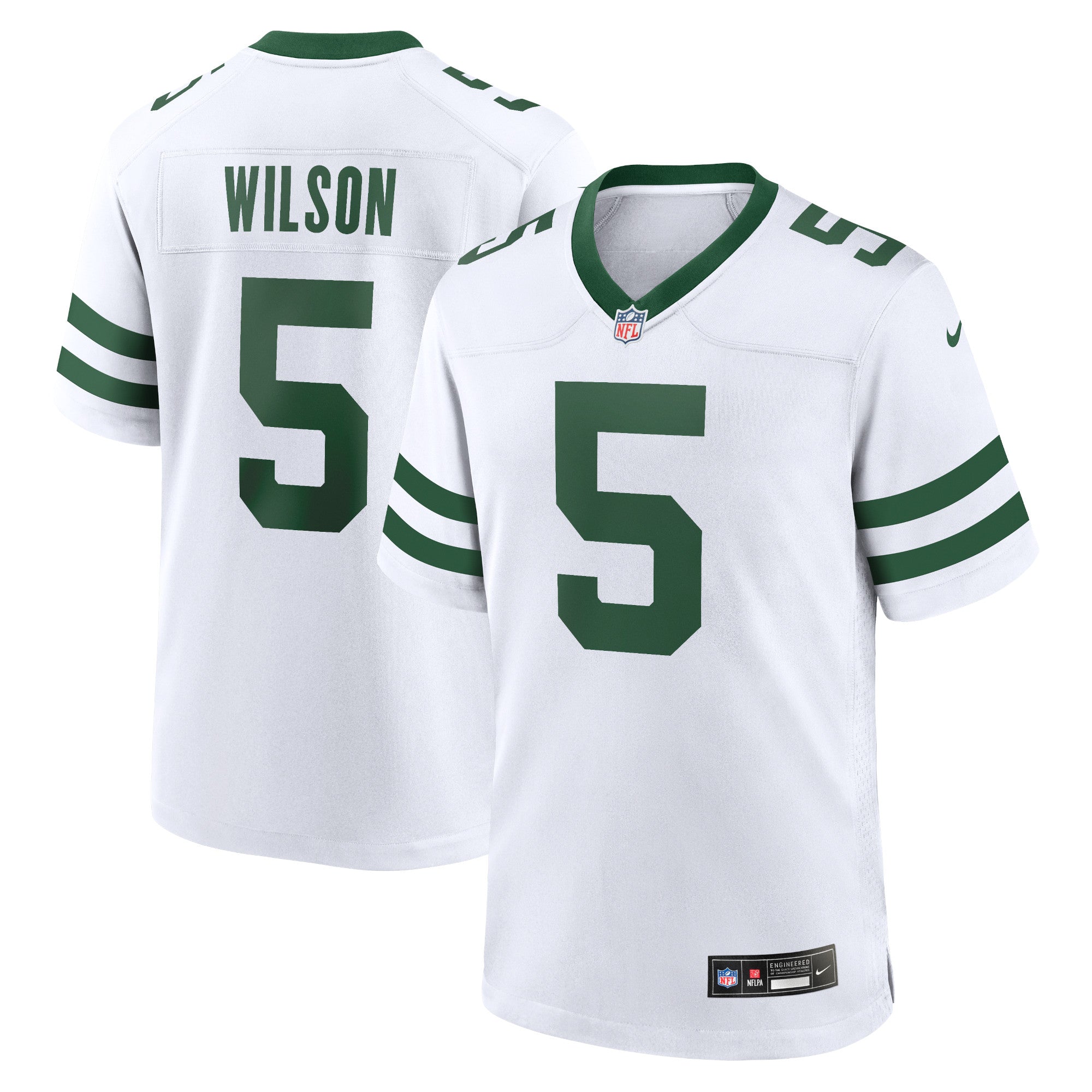 Garrett Wilson New York Jets Nike Game Jersey - Legacy Green - Image 8