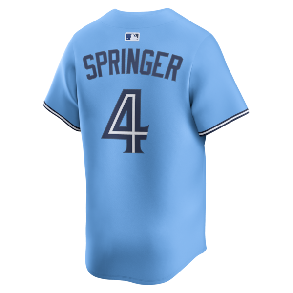 Men's Toronto Blue Jays George Springer Nike Powder Blue 2025 World Series Alternate Limited Jersey - Image 3