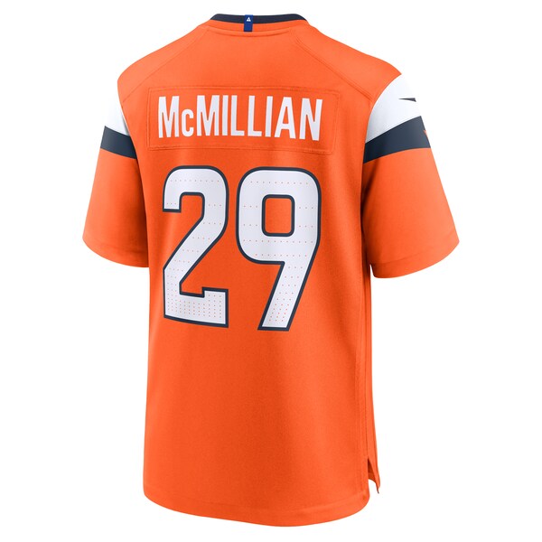 Ja'Quan McMillian Denver Broncos Nike Youth Team Game Jersey - Orange - Image 3